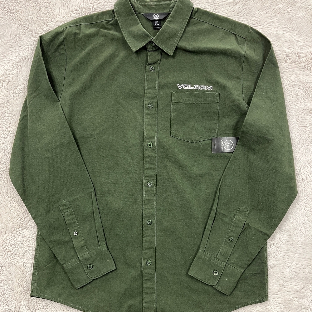 Volcom | True To This Long Sleeve Button Up | Size Large | NWT
